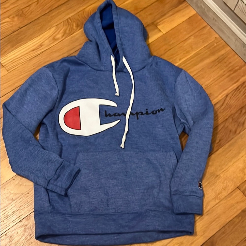 Champion Blue Kids Hoodie